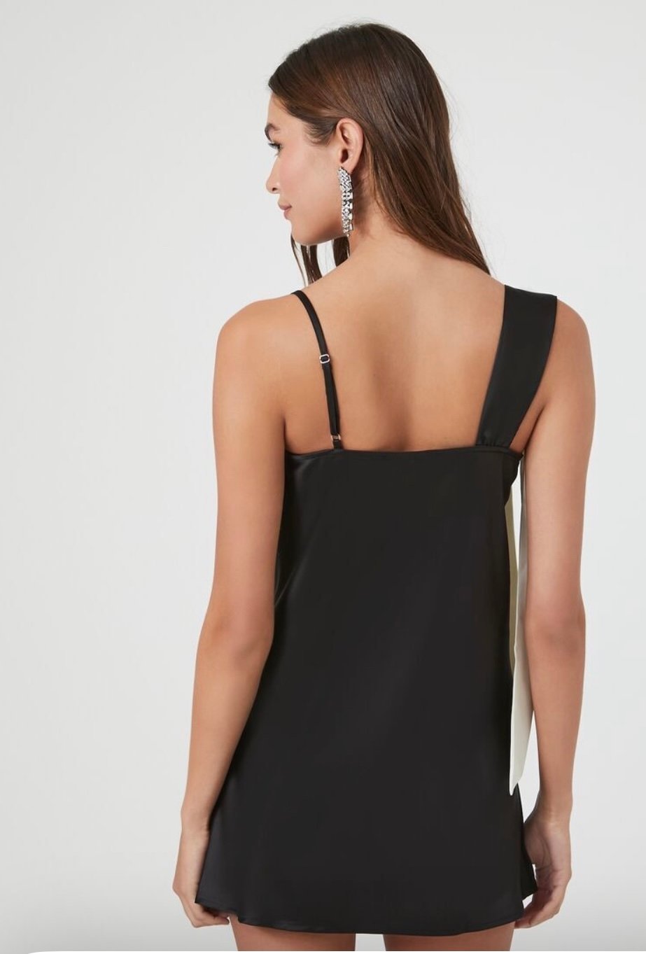SATIN BOW MINI DRESS - Image 3
