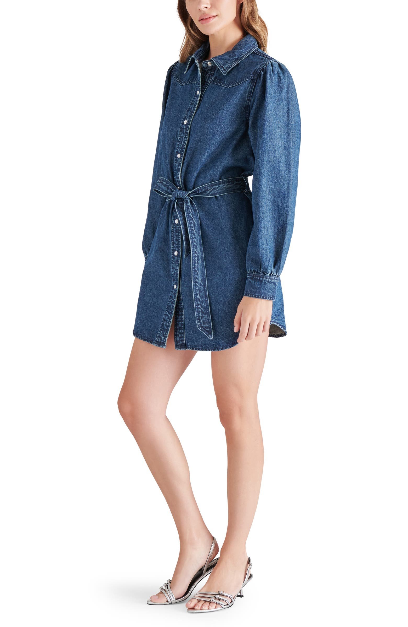 DENIM MINI SHIRTDRESS - Image 3