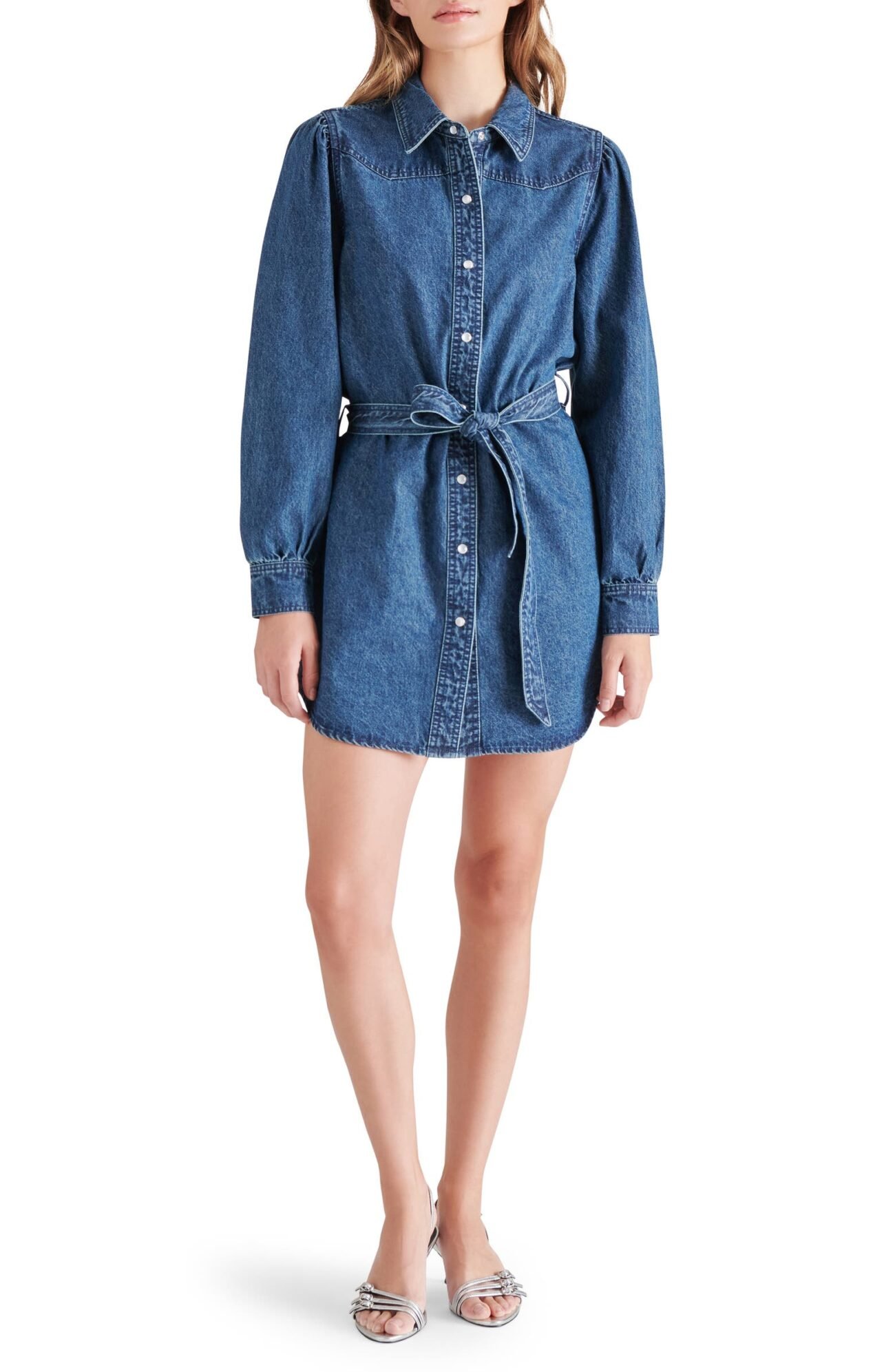 DENIM MINI SHIRTDRESS