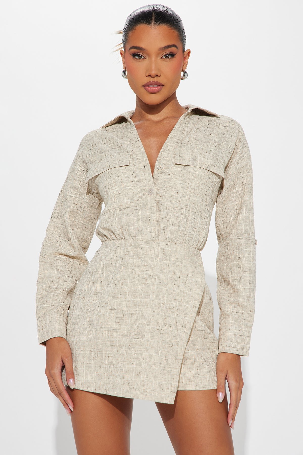 LONG-SLEEVED ROMPER