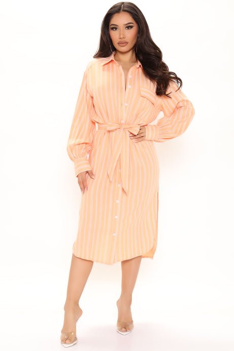 MIDI SHIRT DRESS - Image 2