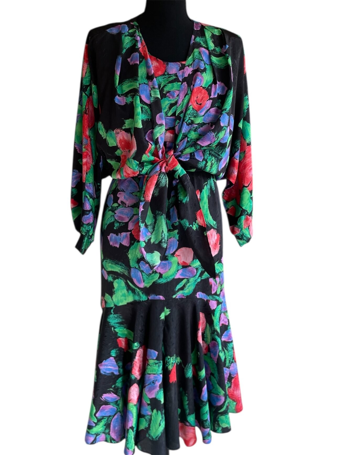 VINTAGE FLORAL DRESS - Image 2